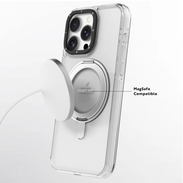 کاور یانگ کیت مدل Crystal  360° Rotation  مناسب برای گوشی موبایل اپل iphone 16promax